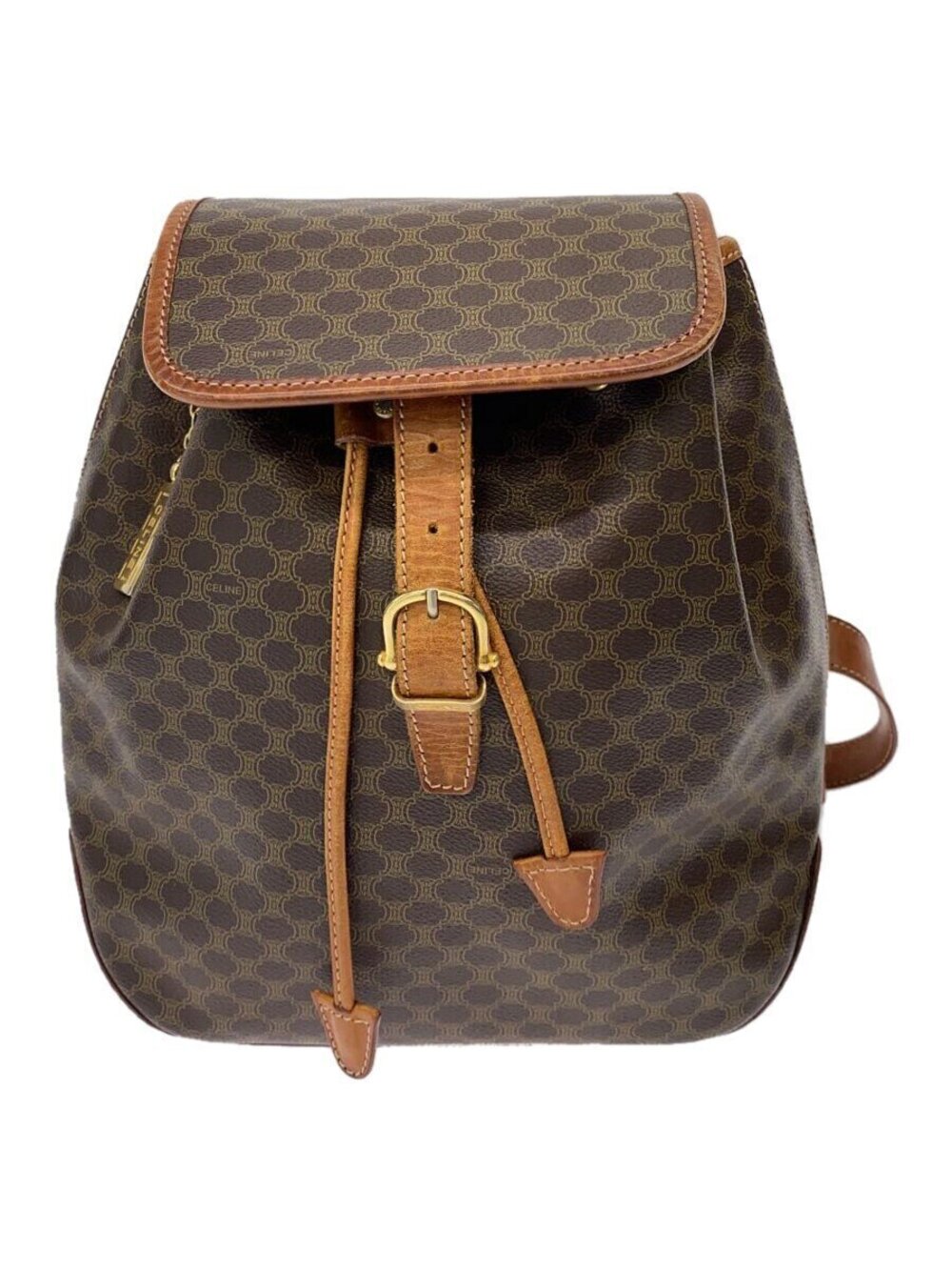 Celine Macadam backpack Brown All over